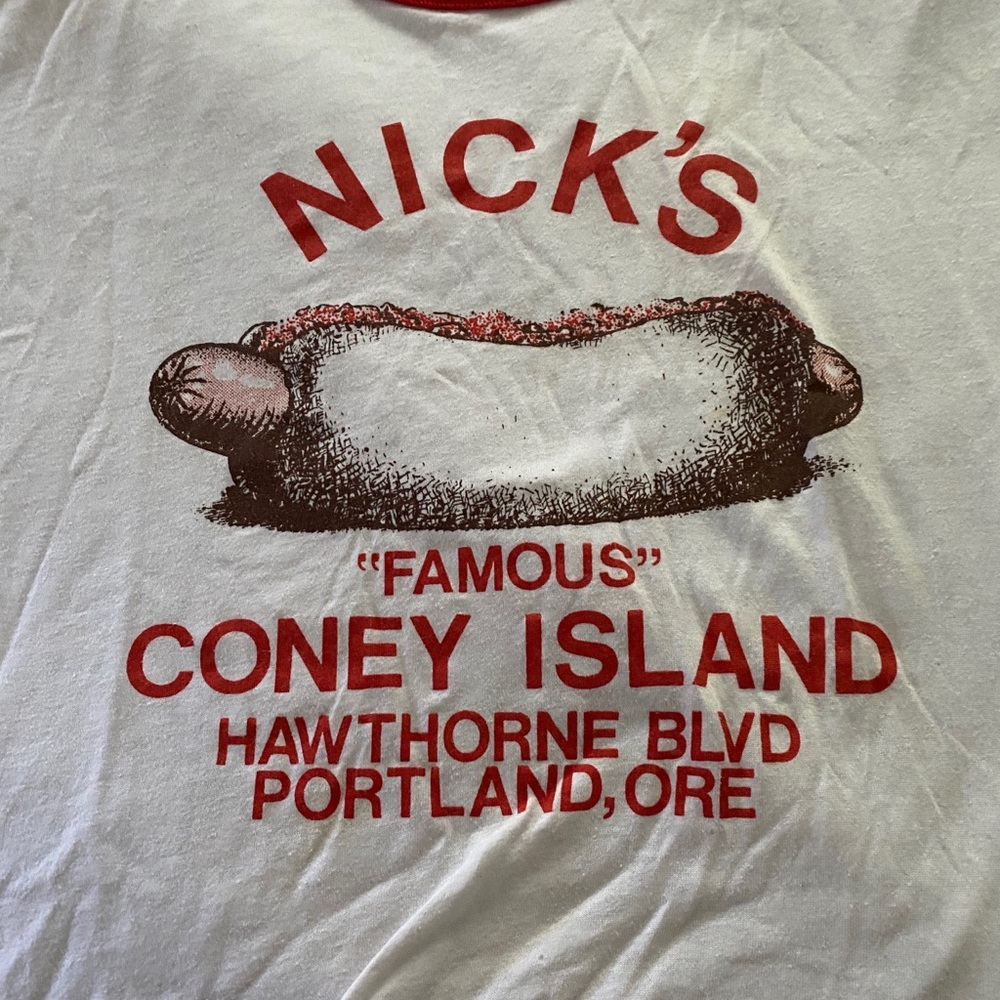 Nicks Coney Island Vintage Ringer Tee